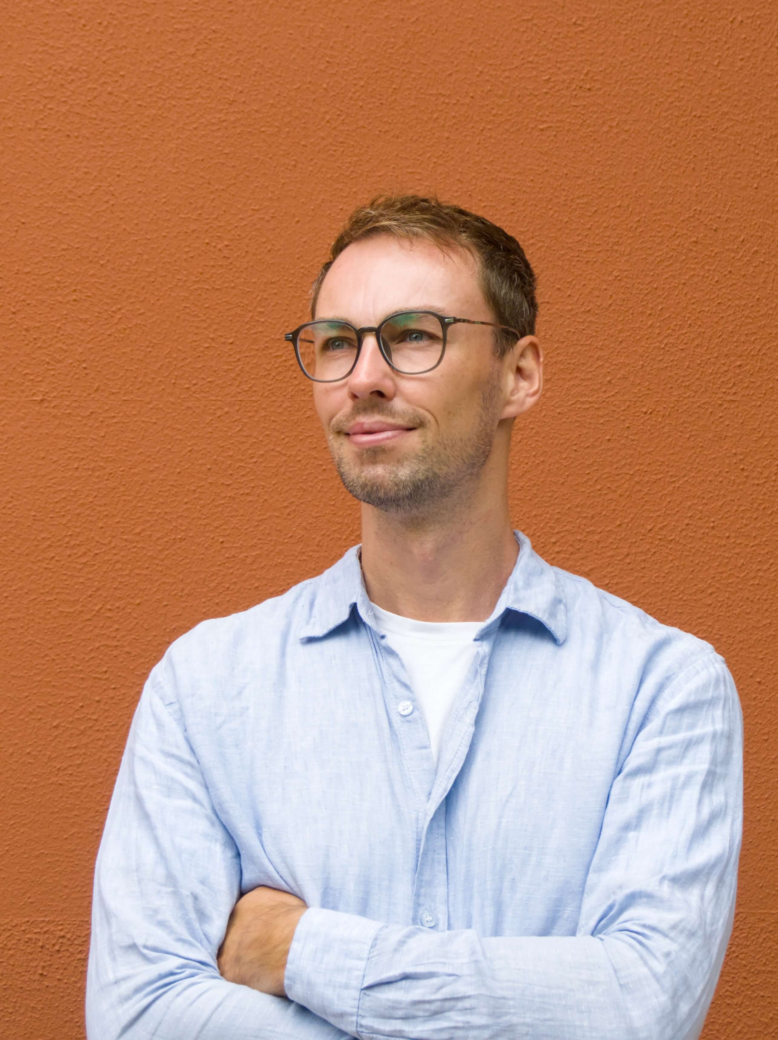 Portrait of Hauke Brinkmann.